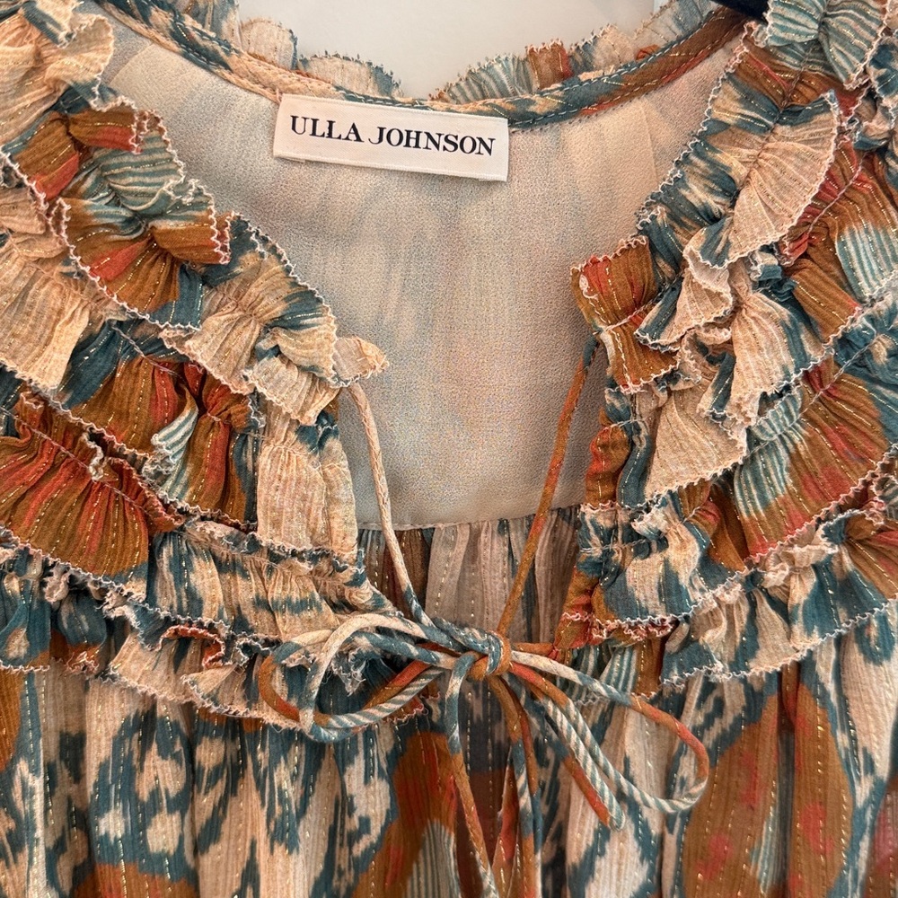 Ulla Johnson Multicolor Ruffle Blouse - Picture 3 of 3